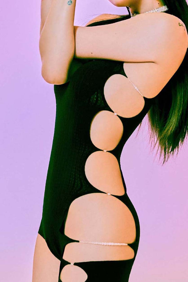 RUI BODYSUIT tights R011 black onyx